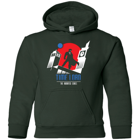 Sweatshirts Forest Green / YS Time Lord Animated Series Youth Hoodie