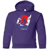 Sweatshirts Purple / YS Time Lord Animated Series Youth Hoodie