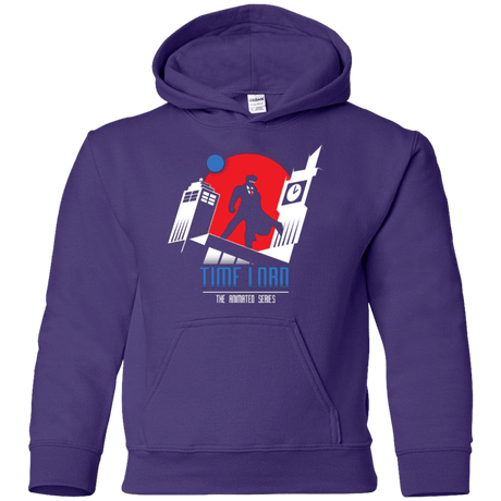 Sweatshirts Purple / YS Time Lord Animated Series Youth Hoodie