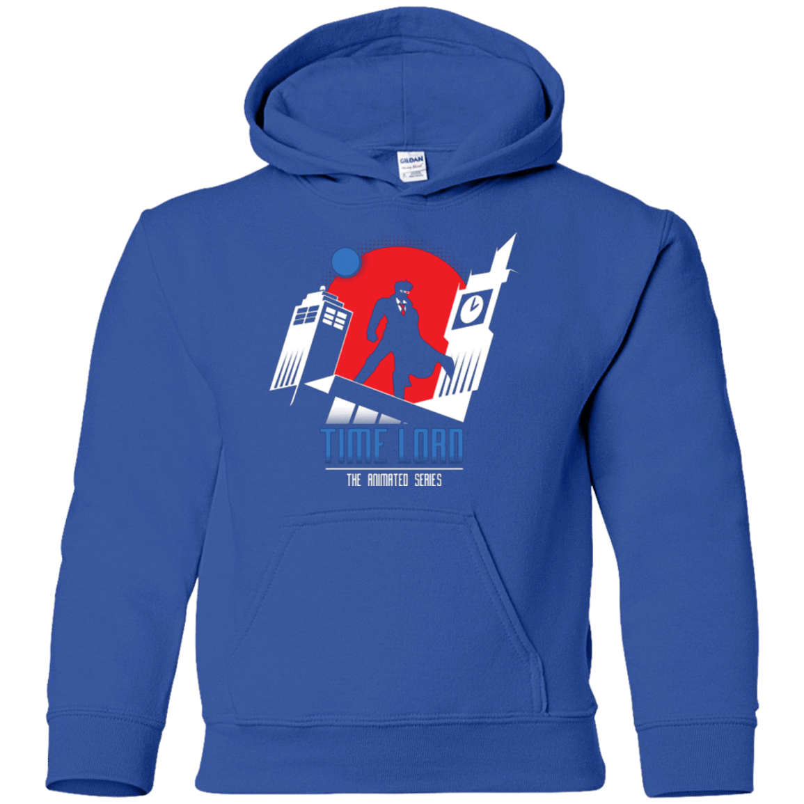 Sweatshirts Royal / YS Time Lord Animated Series Youth Hoodie