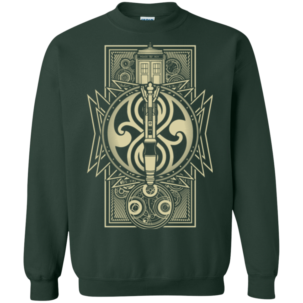 Sweatshirts Forest Green / Small Time Lord Association Crewneck Sweatshirt