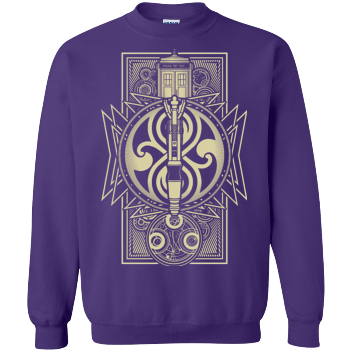 Sweatshirts Purple / Small Time Lord Association Crewneck Sweatshirt