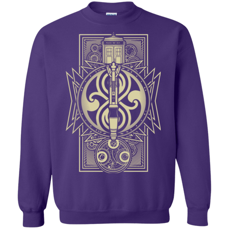 Sweatshirts Purple / Small Time Lord Association Crewneck Sweatshirt