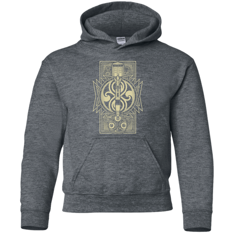 Sweatshirts Dark Heather / YS Time Lord Association Youth Hoodie