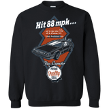 Sweatshirts Black / Small Time Machine Car Crewneck Sweatshirt