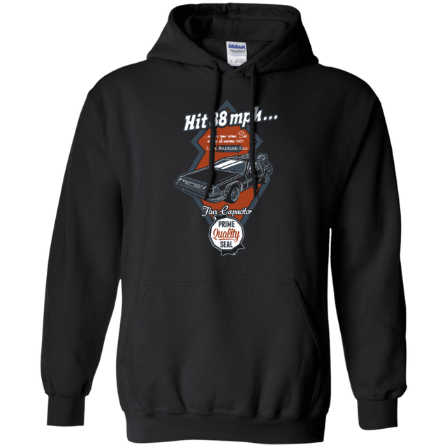 Sweatshirts Black / Small Time Machine Car Pullover Hoodie