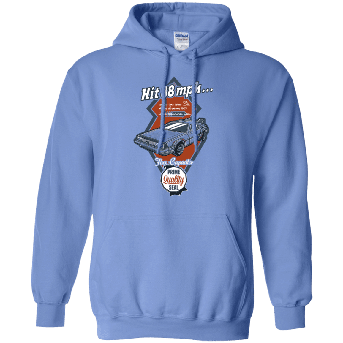 Sweatshirts Carolina Blue / Small Time Machine Car Pullover Hoodie