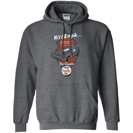 Sweatshirts Dark Heather / Small Time Machine Car Pullover Hoodie