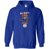Sweatshirts Royal / Small Time Machine Car Pullover Hoodie