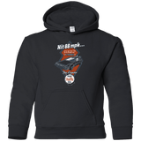 Sweatshirts Black / YS Time Machine Car Youth Hoodie