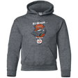 Sweatshirts Dark Heather / YS Time Machine Car Youth Hoodie