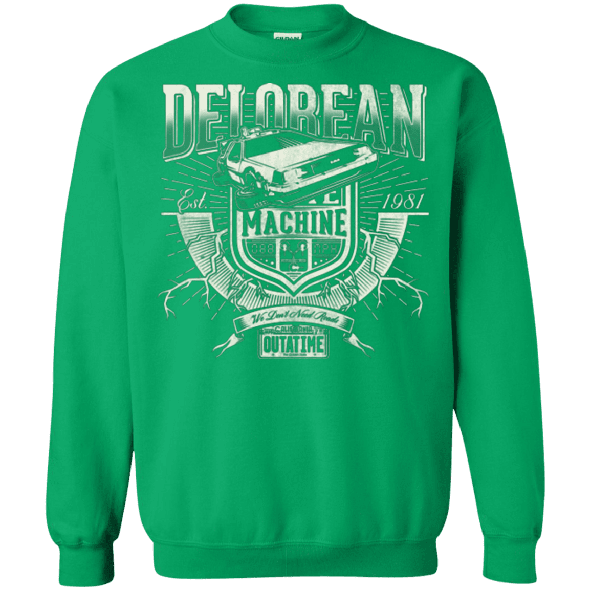 Sweatshirts Irish Green / Small Time Machine Crewneck Sweatshirt