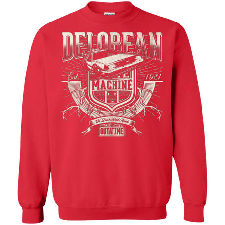 Sweatshirts Red / Small Time Machine Crewneck Sweatshirt