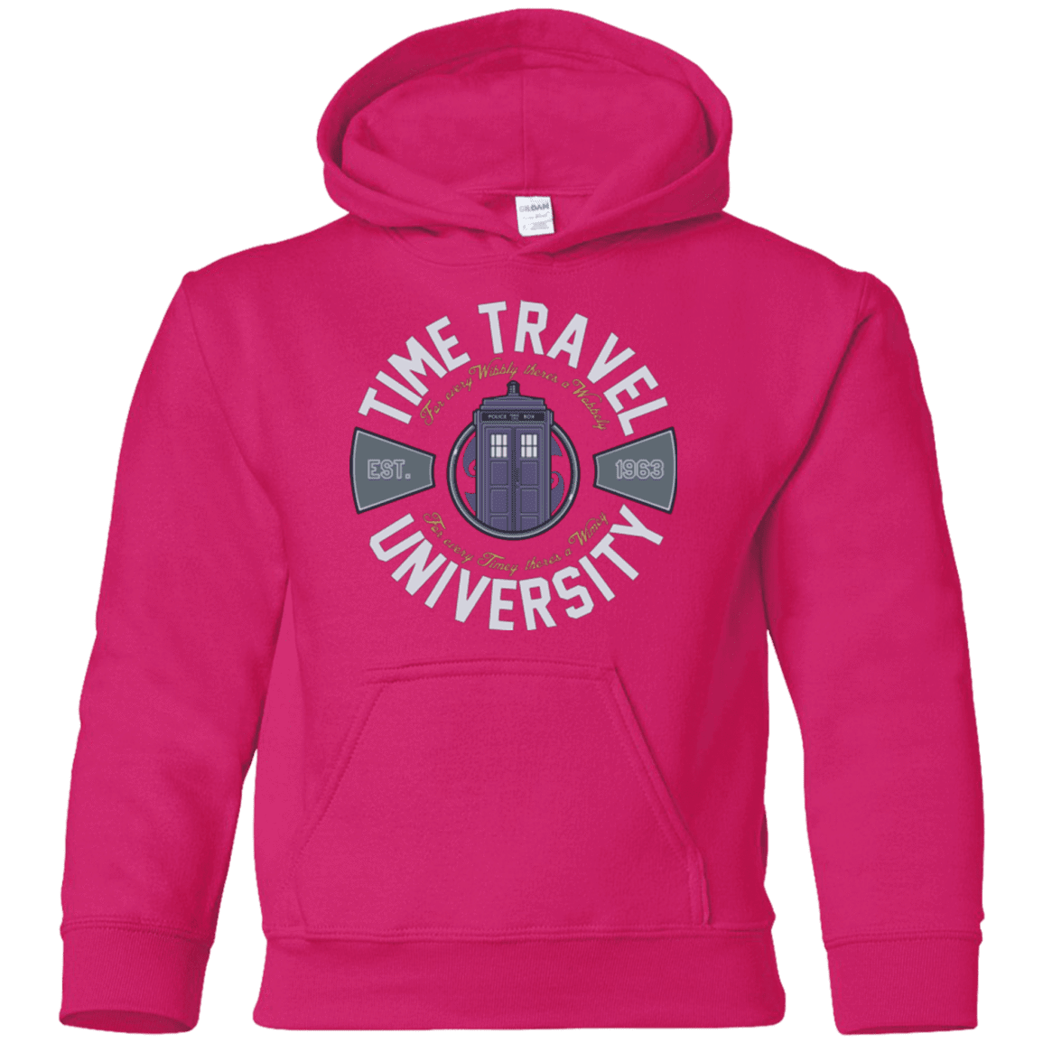 Sweatshirts Heliconia / YS Time Travel University Youth Hoodie