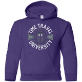 Sweatshirts Purple / YS Time Travel University Youth Hoodie