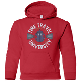 Sweatshirts Red / YS Time Travel University Youth Hoodie