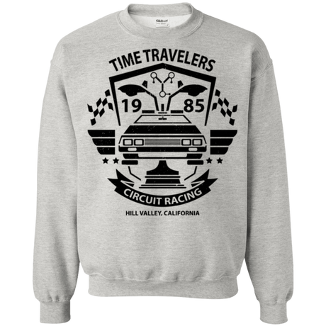 Sweatshirts Ash / Small Time Traveler Circuit Crewneck Sweatshirt