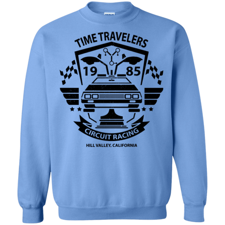 Sweatshirts Carolina Blue / Small Time Traveler Circuit Crewneck Sweatshirt