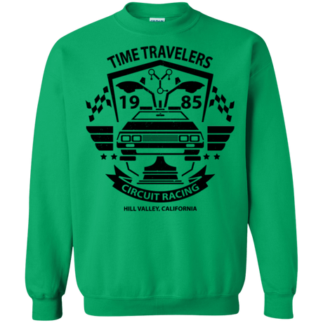 Sweatshirts Irish Green / Small Time Traveler Circuit Crewneck Sweatshirt