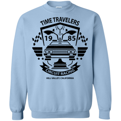 Sweatshirts Light Blue / Small Time Traveler Circuit Crewneck Sweatshirt