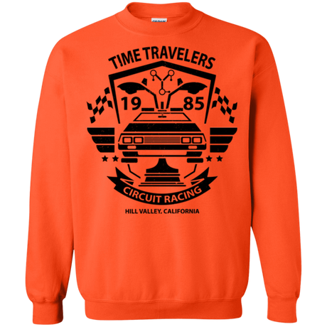 Sweatshirts Orange / Small Time Traveler Circuit Crewneck Sweatshirt