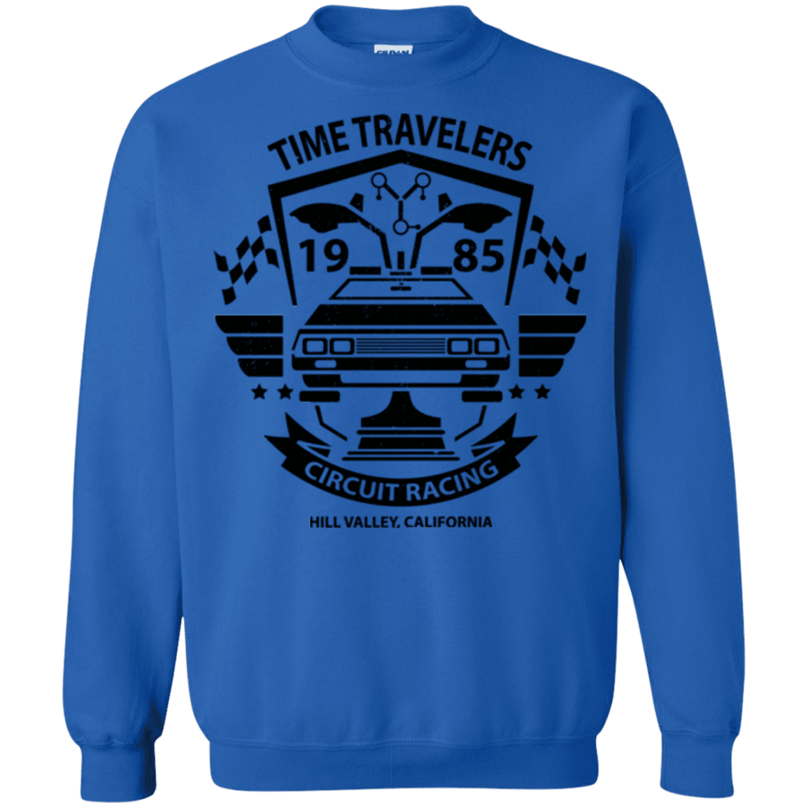 Sweatshirts Royal / Small Time Traveler Circuit Crewneck Sweatshirt