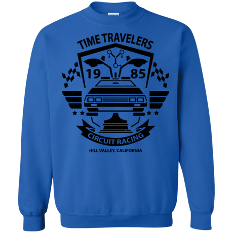 Sweatshirts Royal / Small Time Traveler Circuit Crewneck Sweatshirt