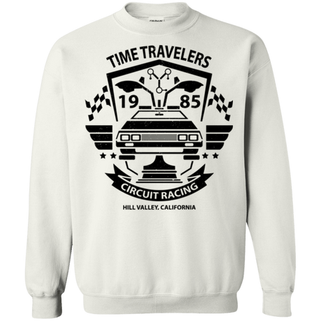 Sweatshirts White / Small Time Traveler Circuit Crewneck Sweatshirt