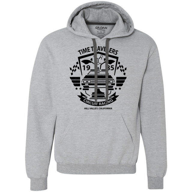 Sweatshirts Sport Grey / Small Time Traveler Circuit Premium Fleece Hoodie