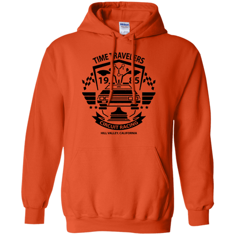 Sweatshirts Orange / Small Time Traveler Circuit Pullover Hoodie