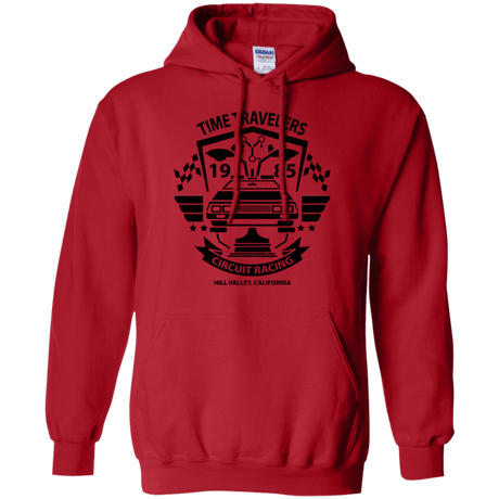 Sweatshirts Red / Small Time Traveler Circuit Pullover Hoodie