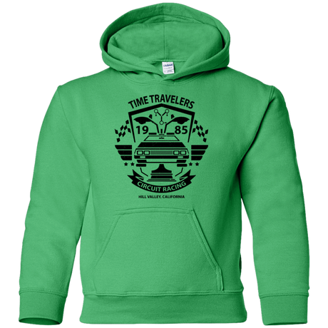 Sweatshirts Irish Green / YS Time Traveler Circuit Youth Hoodie