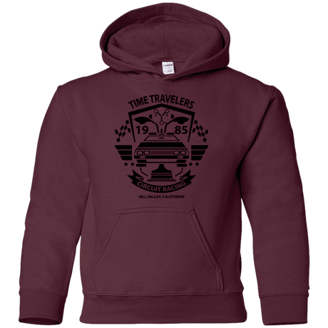 Sweatshirts Maroon / YS Time Traveler Circuit Youth Hoodie