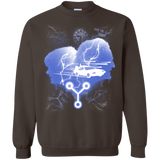 Sweatshirts Dark Chocolate / Small Time Travellers Silhouette Crewneck Sweatshirt
