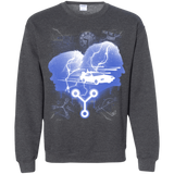 Sweatshirts Dark Heather / Small Time Travellers Silhouette Crewneck Sweatshirt