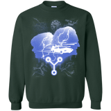 Sweatshirts Forest Green / Small Time Travellers Silhouette Crewneck Sweatshirt