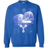 Sweatshirts Royal / Small Time Travellers Silhouette Crewneck Sweatshirt