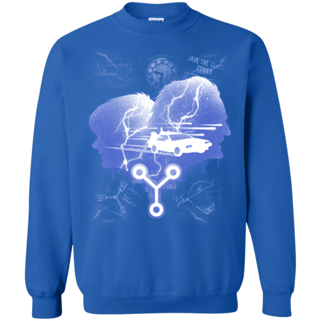 Sweatshirts Royal / Small Time Travellers Silhouette Crewneck Sweatshirt