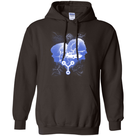 Sweatshirts Dark Chocolate / Small Time Travellers Silhouette Pullover Hoodie