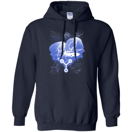 Sweatshirts Navy / Small Time Travellers Silhouette Pullover Hoodie