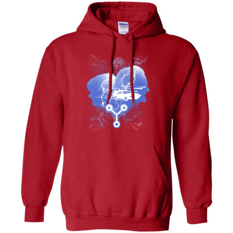 Sweatshirts Red / Small Time Travellers Silhouette Pullover Hoodie