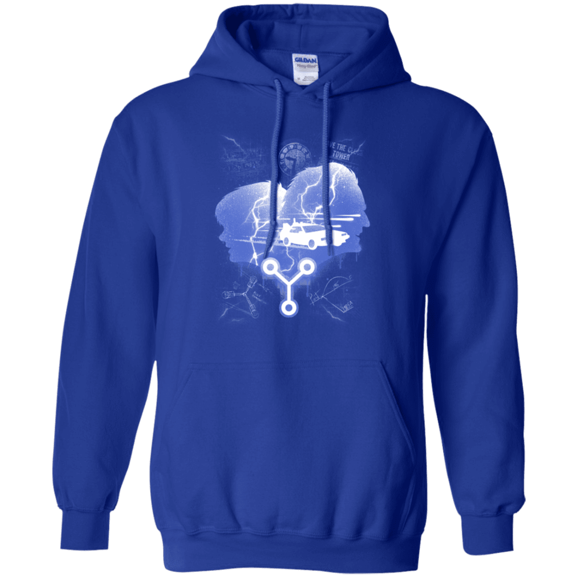 Sweatshirts Royal / Small Time Travellers Silhouette Pullover Hoodie