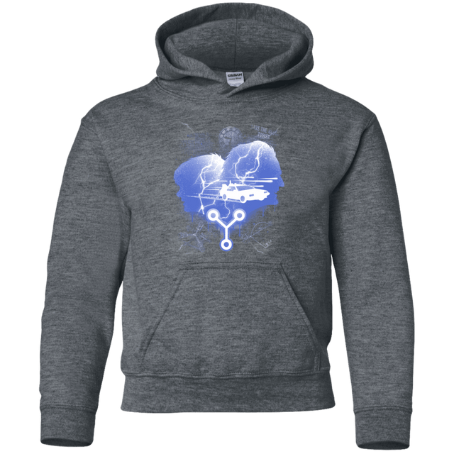 Sweatshirts Dark Heather / YS Time Travellers Silhouette Youth Hoodie