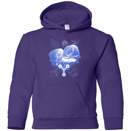 Sweatshirts Purple / YS Time Travellers Silhouette Youth Hoodie