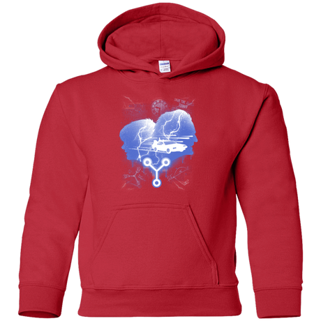 Sweatshirts Red / YS Time Travellers Silhouette Youth Hoodie