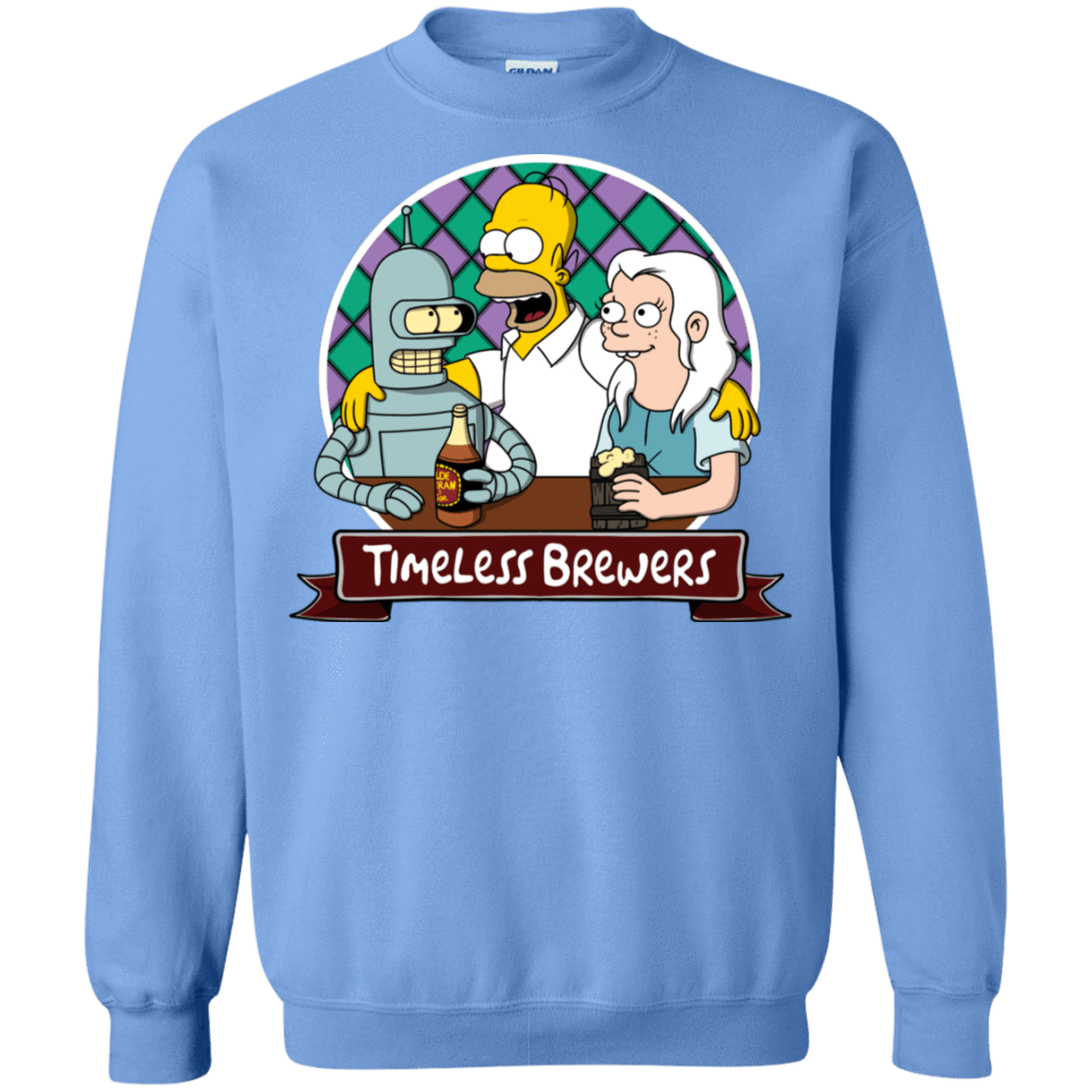 Sweatshirts Carolina Blue / S Timeless Brewers Crewneck Sweatshirt
