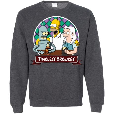 Sweatshirts Dark Heather / S Timeless Brewers Crewneck Sweatshirt