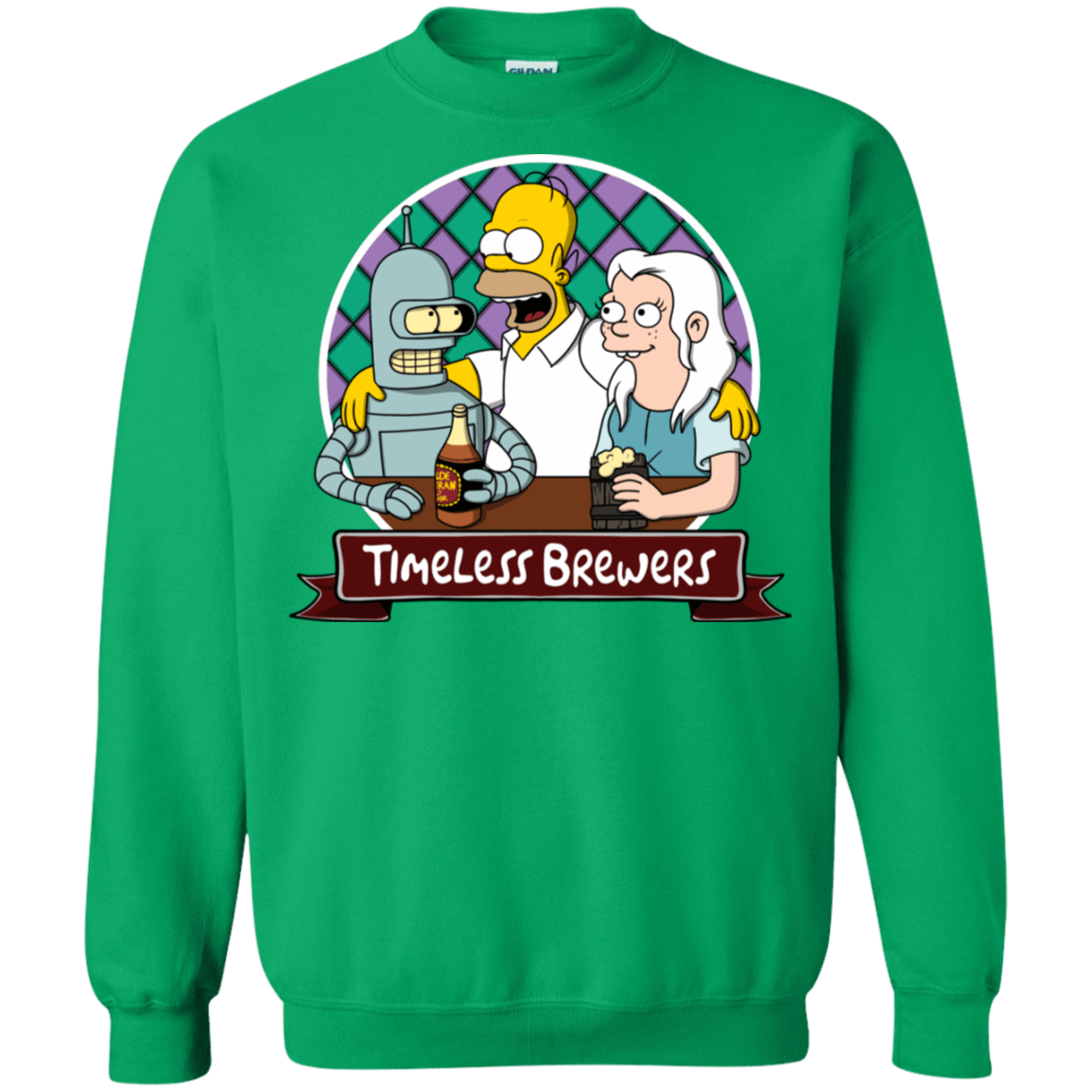Sweatshirts Irish Green / S Timeless Brewers Crewneck Sweatshirt