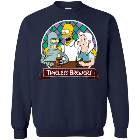 Sweatshirts Navy / S Timeless Brewers Crewneck Sweatshirt