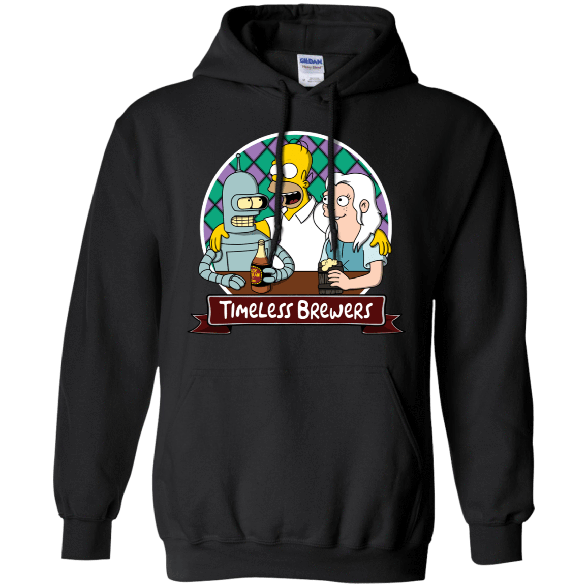 Sweatshirts Black / S Timeless Brewers Pullover Hoodie